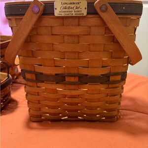 Longaberger Collectors Club Membership Basket - Warm Brown